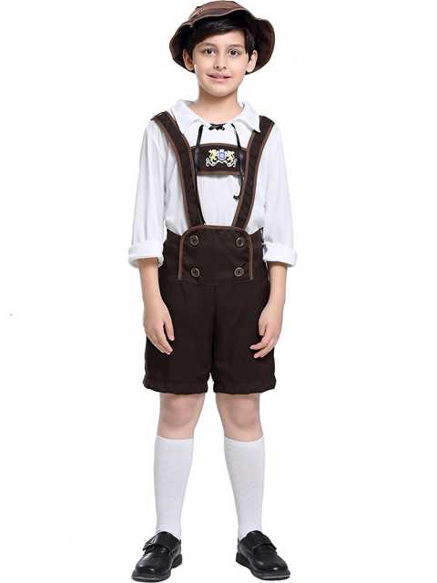 Wholesale Boys Lederhosen Outfit - German Oktoberfest Costumes