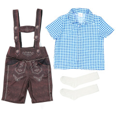 Wholesale German Lederhosen Costume - Boys Oktoberfest Set