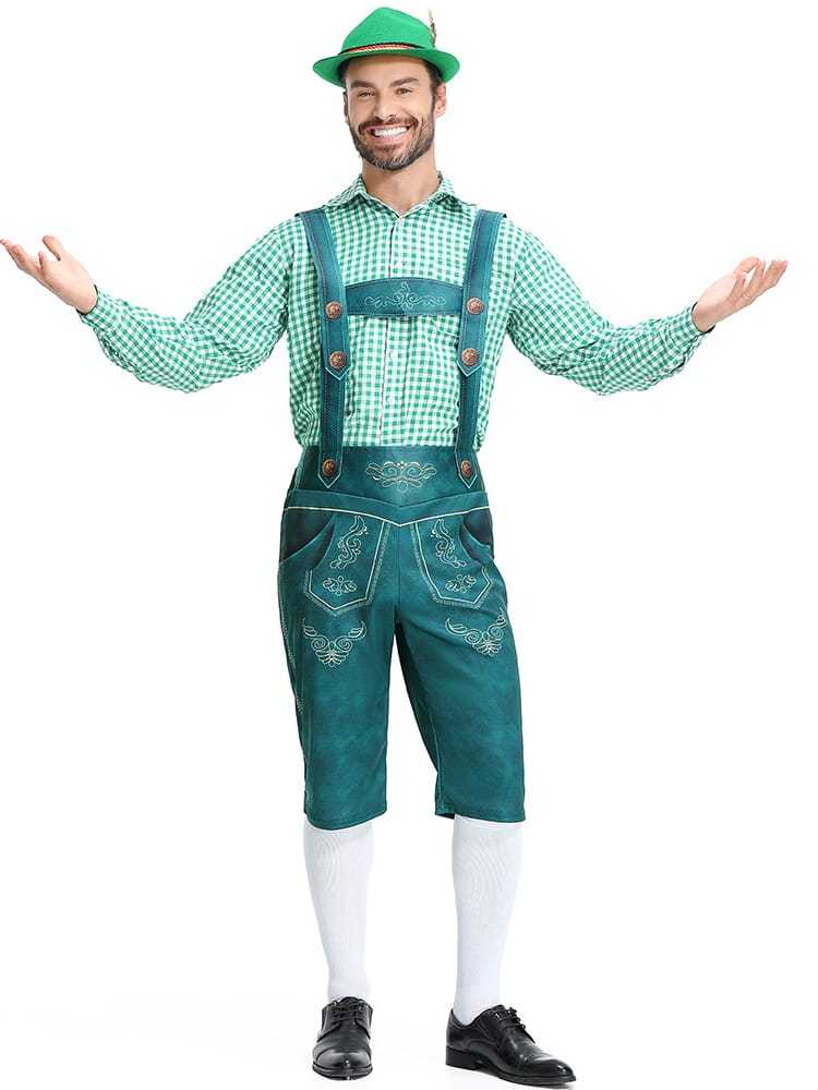 Wholesale Mens Oktoberfest Outfit - German Outfit Lederhosen Set