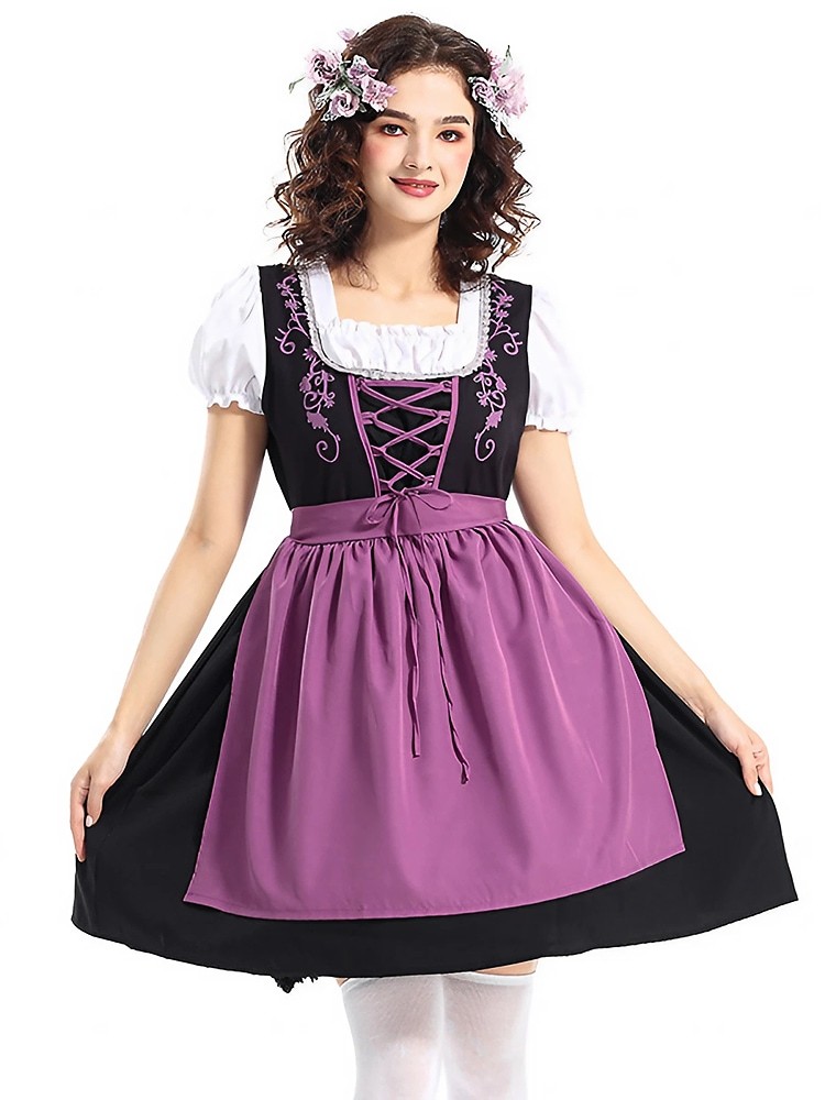 Wholesale Bavarian Dirndl Dress - Oktoberfest Womens Costume