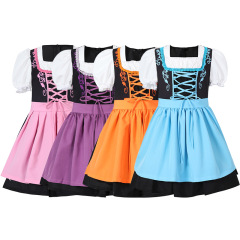 Wholesale Girls Bavarian Dress & Pet - Oktoberfest Dirndl Costume