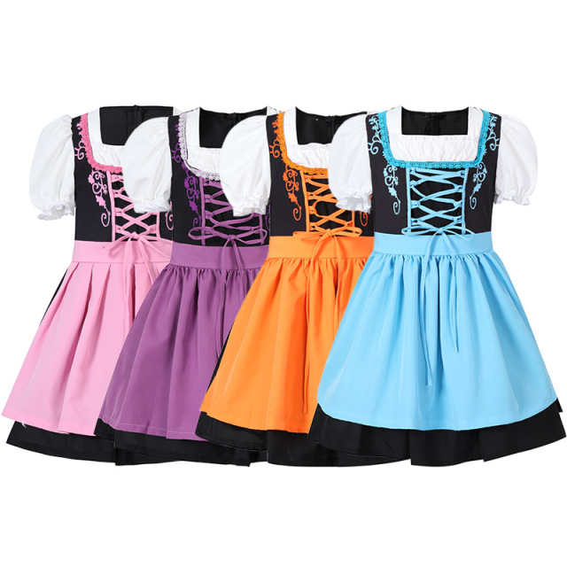 Wholesale Girls Bavarian Dress & Pet - Oktoberfest Dirndl Costume