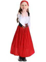 Wholesale Girls Bavarian Maxi Dress - Australian Oktoberfest Costumes
