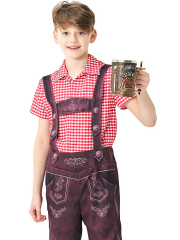 Wholesale German Lederhosen Costume - Boys Oktoberfest Set