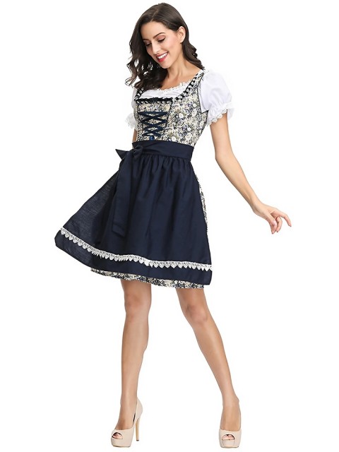 Wholesale Mini Dirndl Costume - Oktoberfest Costume Womens