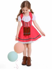 Wholesale Girls Oktoberfest Beer Costume - Beer Maid Girl Outfit