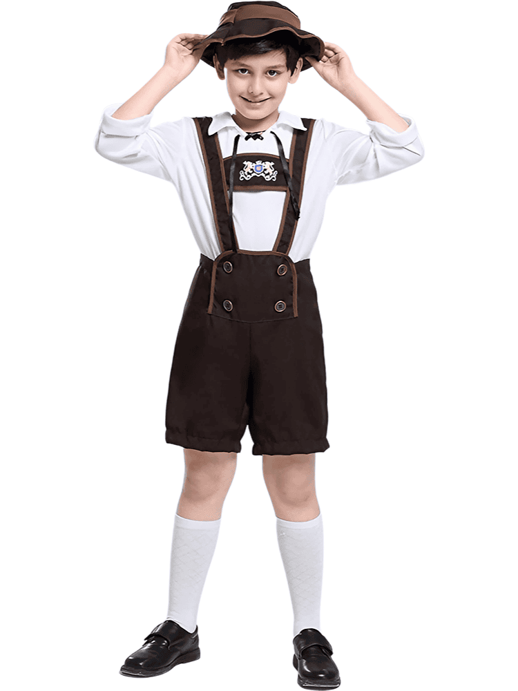 Wholesale Boys Lederhosen Outfit - German Oktoberfest Costumes