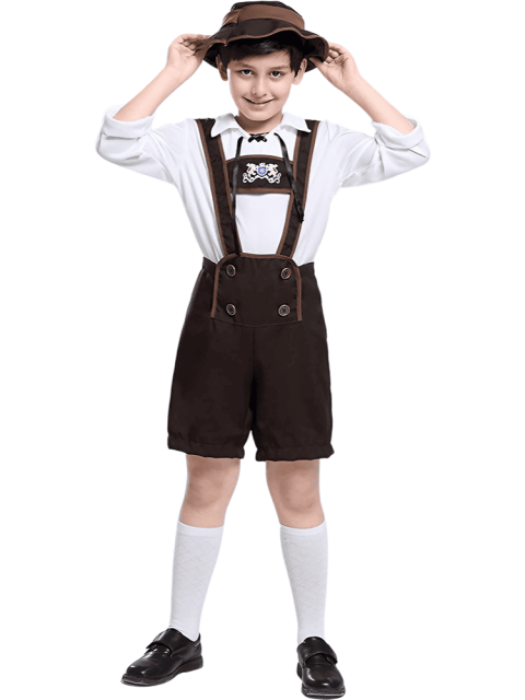 Wholesale Boys Lederhosen Outfit - German Oktoberfest Costumes
