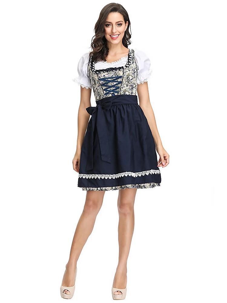 Wholesale Mini Dirndl Costume - Oktoberfest Costume Womens