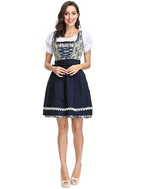 Wholesale Mini Dirndl Costume - Oktoberfest Costume Womens