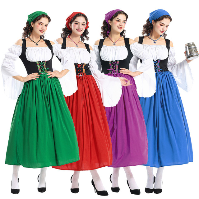 Wholesale Peasant Maid Dress - Womens Oktoberfest Costume