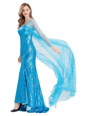 Ice Queen Gown – Iconic Halloween Costumes for Women