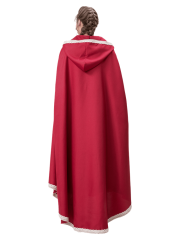 Women's Cherry-Printed Little Red Riding Hood Costume