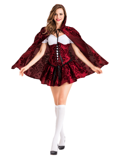 Women's Sexy Gothic Little Red Riding Hood Costume