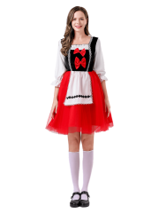 Women's Sweet Bow Little Red Riding Hood Costume