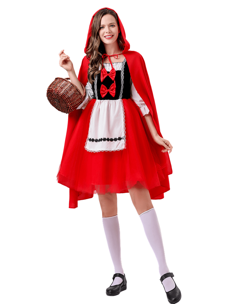 Women's Sweet Bow Little Red Riding Hood Costume