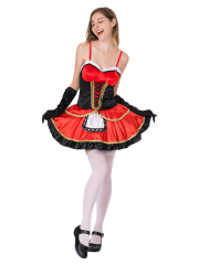Women's Flirty Classic Little Red Riding Hood Costume