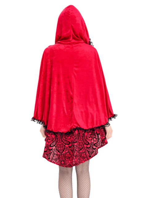 Women's Alluring Gothic Sexy Little Red Riding Hood Costume