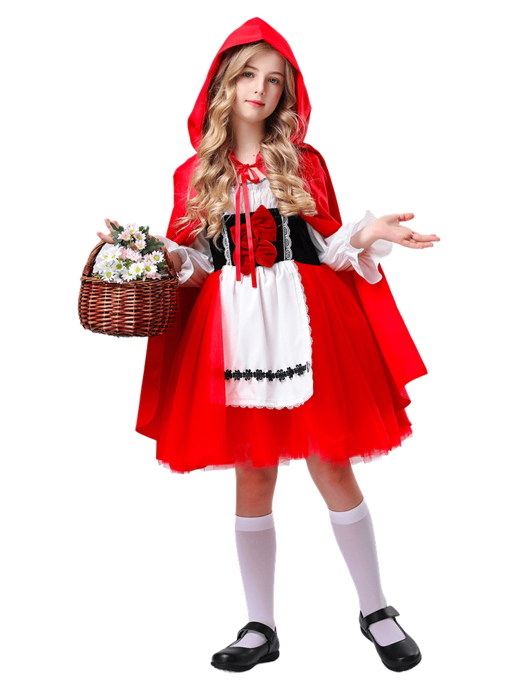 Girl’s Tulle Tutu Little Red Riding Hood Costume