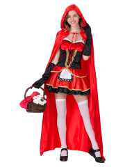 Women's Flirty Classic Little Red Riding Hood Costume