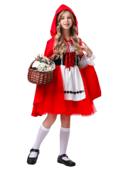 Girl’s Tulle Tutu Little Red Riding Hood Costume