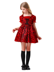 Girl’s Gothic Little Red Riding Hood Costume