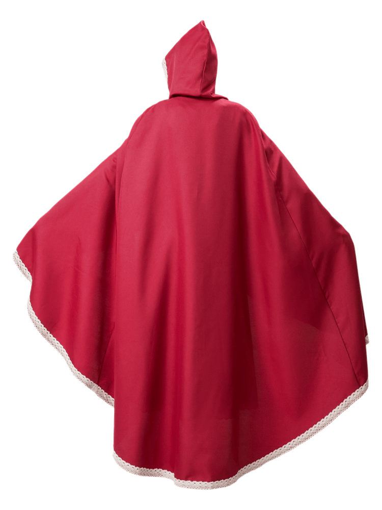 Women's Cherry-Printed Little Red Riding Hood Costume