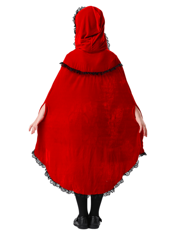 Girl’s Gothic Little Red Riding Hood Costume