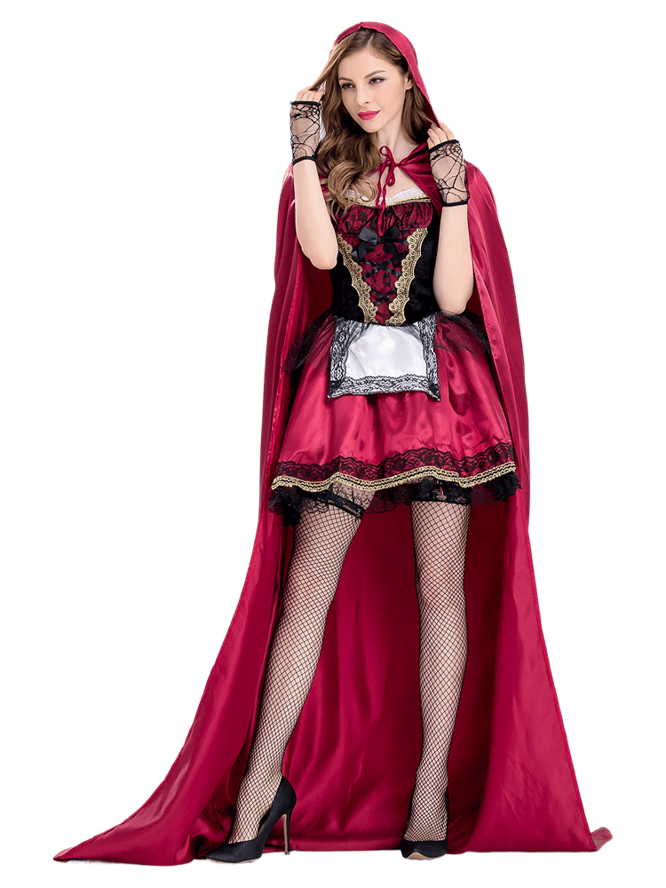 Women’s Sexy Gothic Little Red Riding Hood Costume – Wholesale