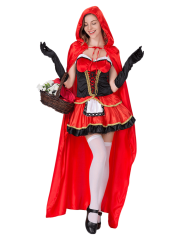 Women's Flirty Classic Little Red Riding Hood Costume