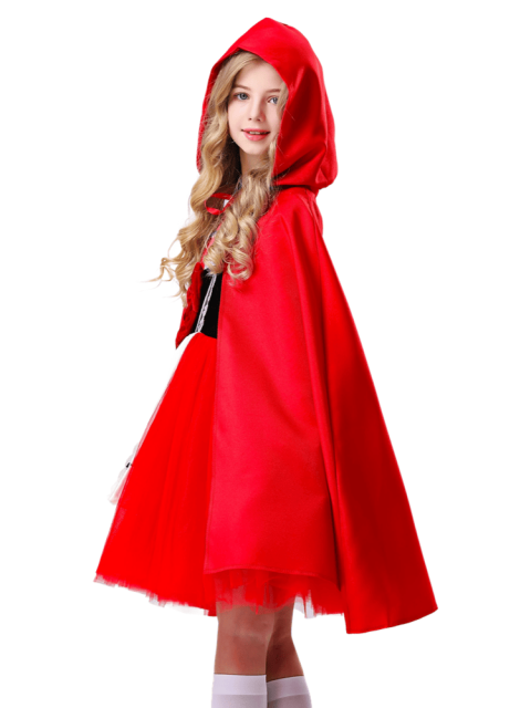 Girl’s Tulle Tutu Little Red Riding Hood Costume