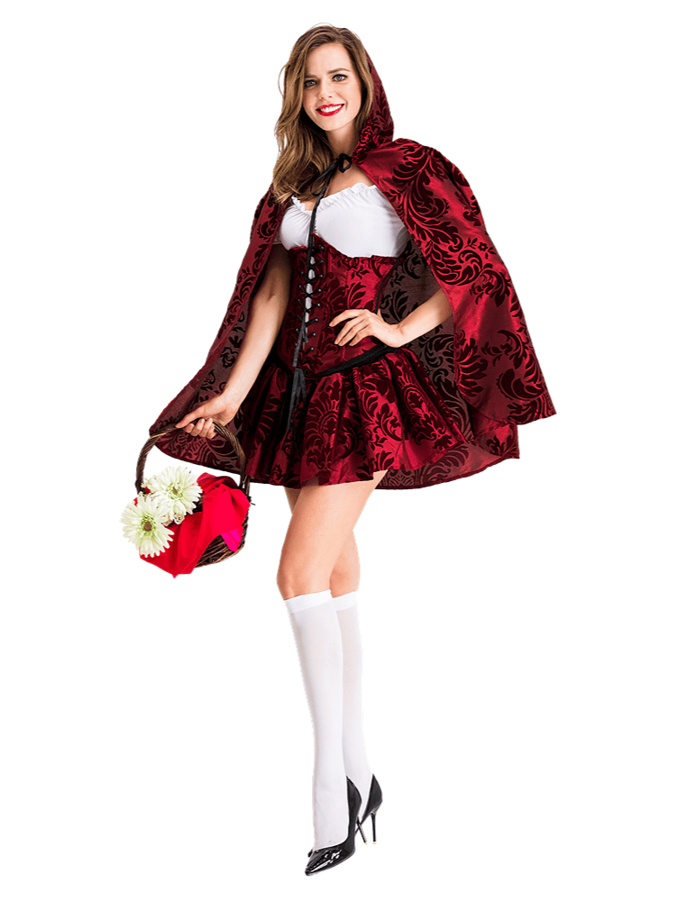 Women's Sexy Gothic Little Red Riding Hood Costume