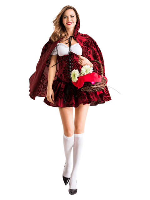 Women's Sexy Gothic Little Red Riding Hood Costume
