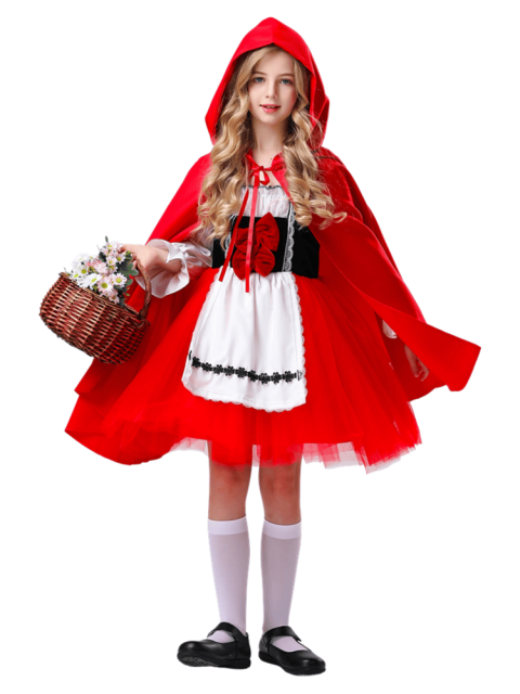 Girl’s Tulle Tutu Little Red Riding Hood Costume