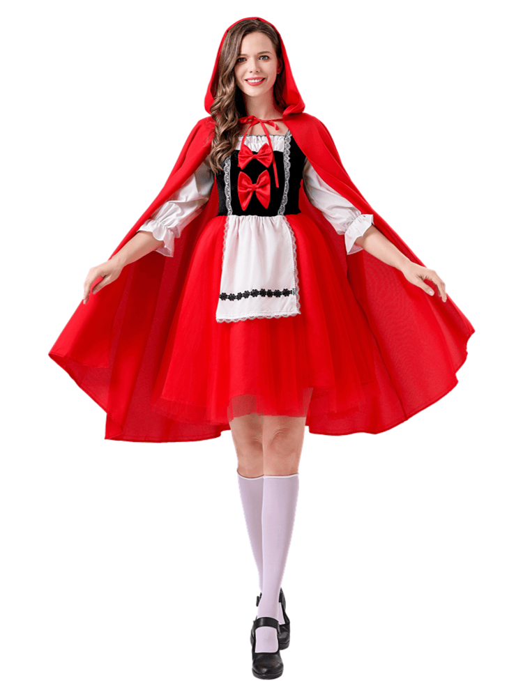 Women's Sweet Bow Little Red Riding Hood Costume