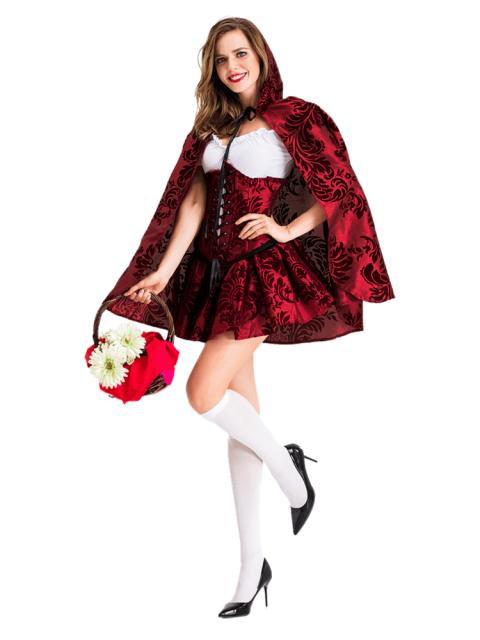 Women's Sexy Gothic Little Red Riding Hood Costume
