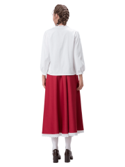 Women's Cherry-Printed Little Red Riding Hood Costume