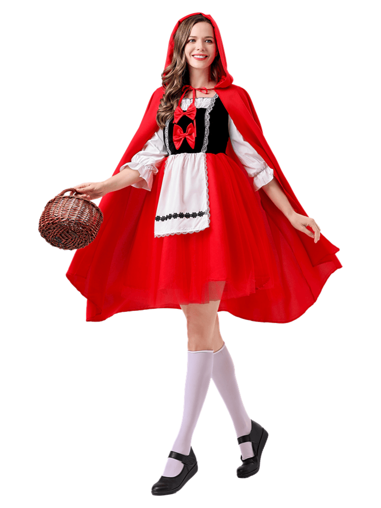 Women's Sweet Bow Little Red Riding Hood Costume
