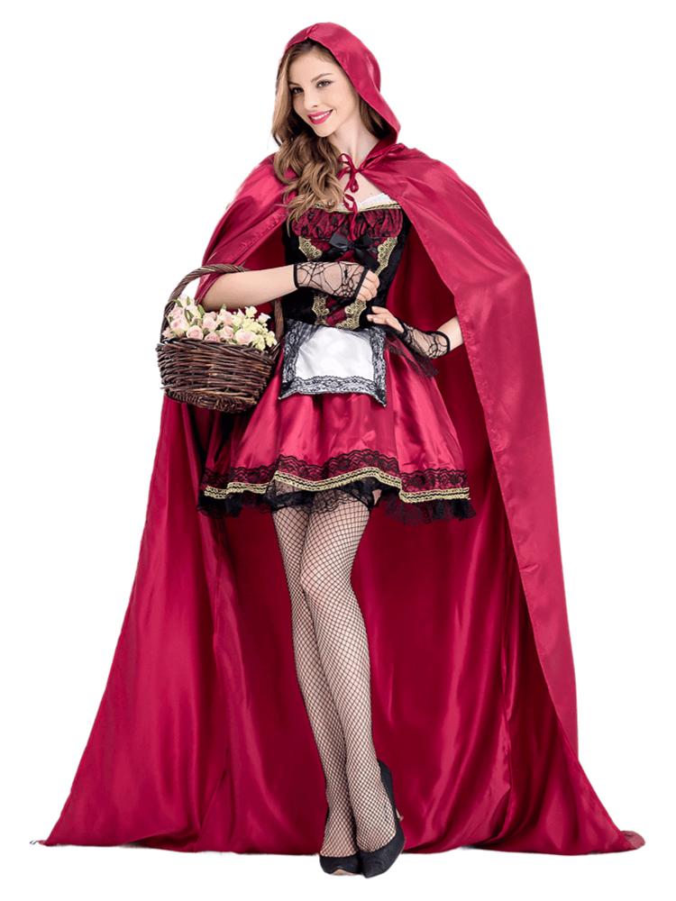 Women’s Sexy Gothic Little Red Riding Hood Costume – Wholesale