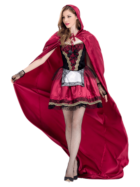 Women’s Sexy Gothic Little Red Riding Hood Costume – Wholesale