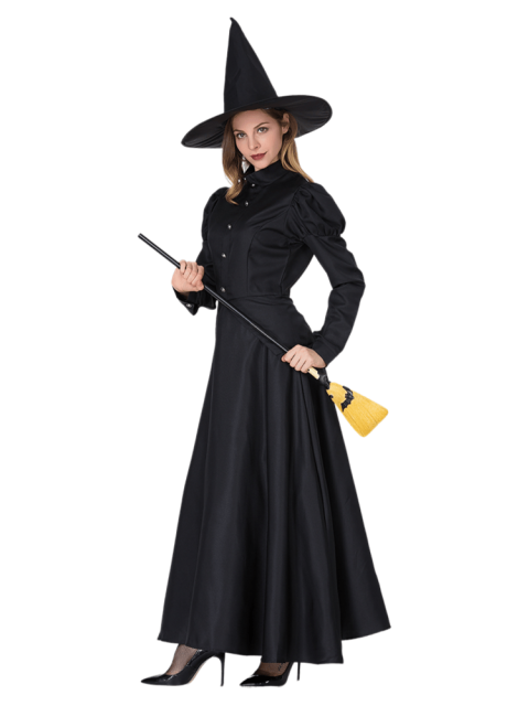 Vintage Long Witch Costume for Women – Wholesale Magic