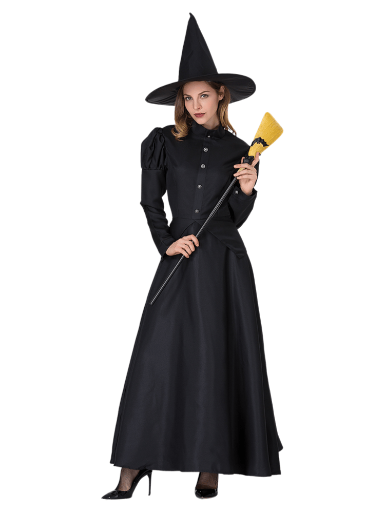 Vintage Long Witch Costume for Women – Wholesale Magic