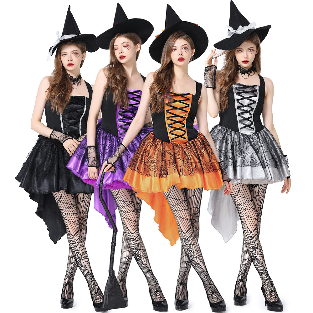 Women’s Sexy Corset Spider Witch Costume – Wholesale
