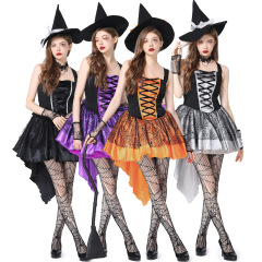 Women’s Sexy Corset Spider Witch Costume – Wholesale