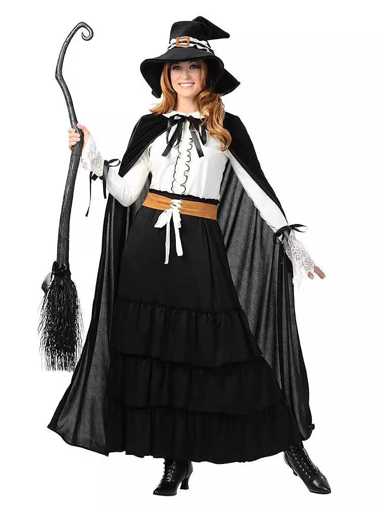 Women's Vintage Country Witch Dress Costume