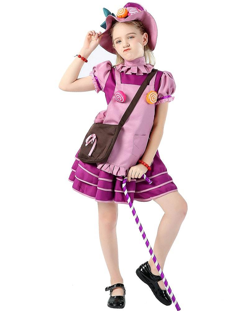 Girl's Sweet Candy Witch  Costume