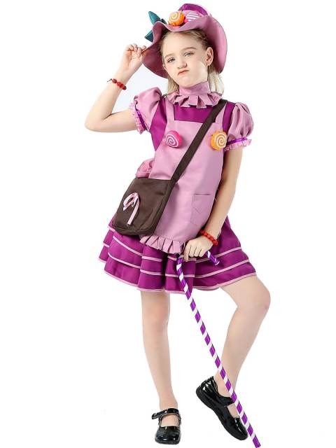 Girl's Sweet Candy Witch  Costume