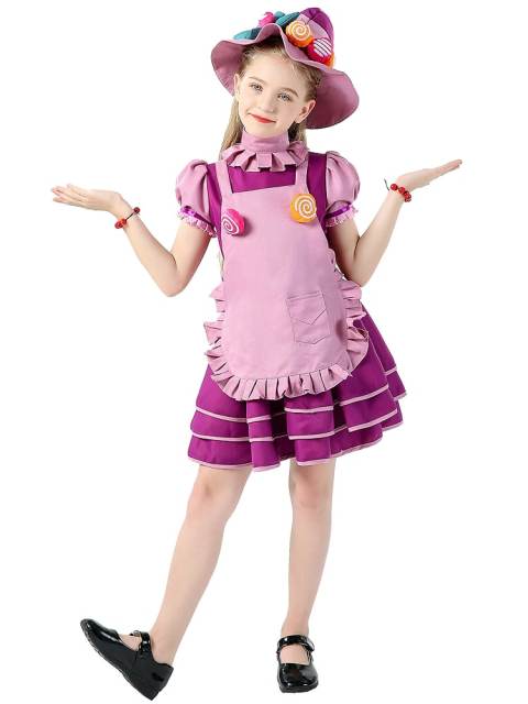 Girl's Sweet Candy Witch  Costume