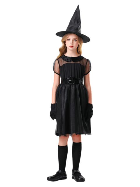 Classic Witch Costume Set For Girls – Halloween Costumes Wholesale