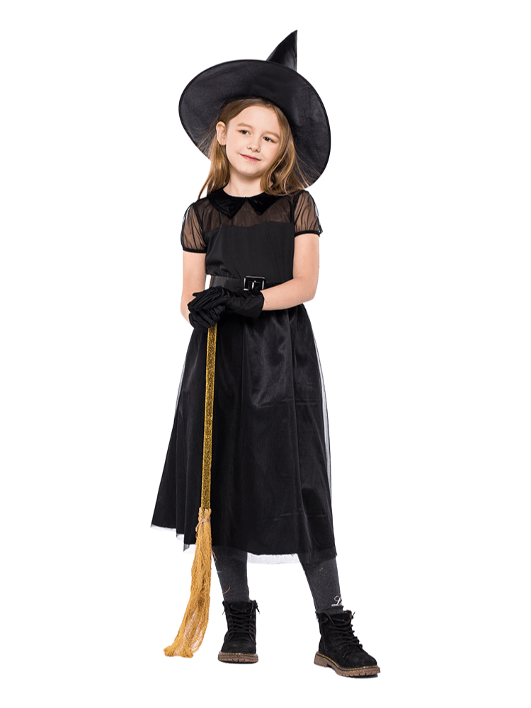 Classic Witch Costume Set For Girls – Halloween Costumes Wholesale